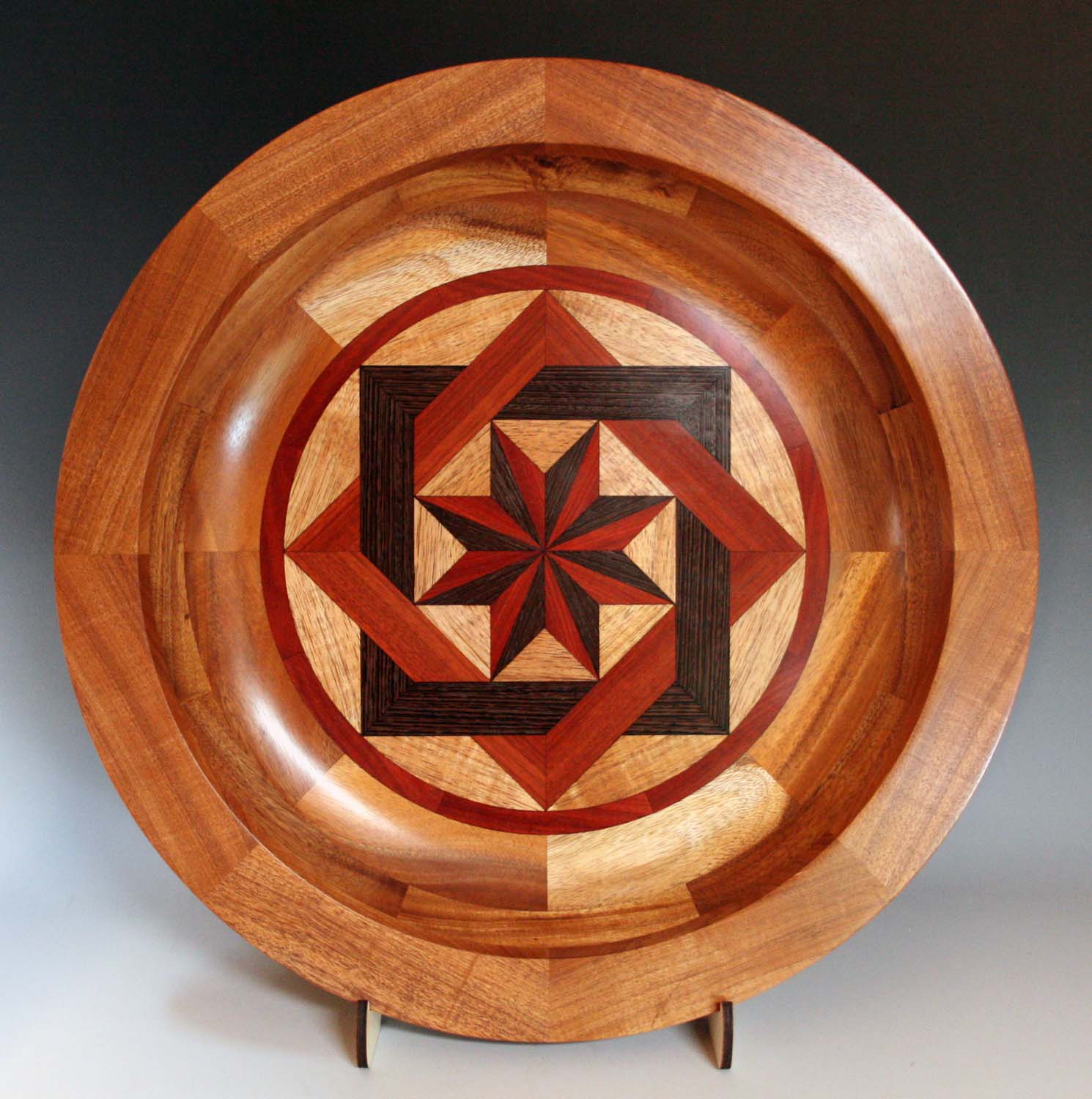 Turned Platter – Interlace