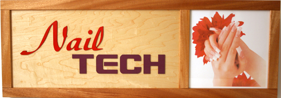 NailTech-Storefront sign at Keauhou Shopping Center, Big Island of Hawaii